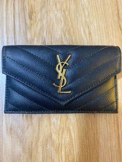 YSL 《卡夾零錢包》-二手9成新