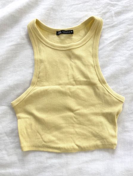 Zara clearance yellow top