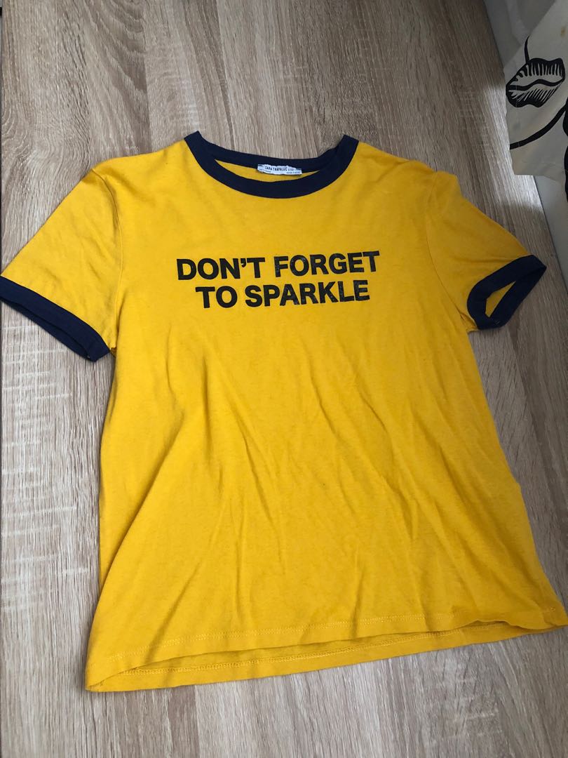 Zara yellow T-shirt / kaos zara kuning 