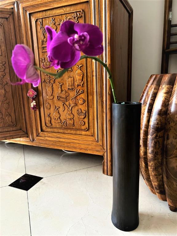 Zen Bamboo Vase 禪意竹花器 傢俬 家居 家居裝飾 花瓶園藝 Carousell