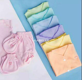 0-6 baby miabelle clothes baby gift set baby newborn set newborn top newborn panties newborn mittens booties set