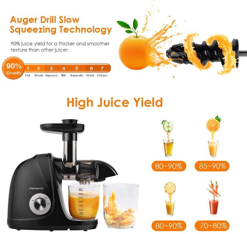 Picberm slow new arrivals masticating juicer