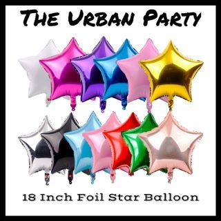 18 Inch Star Foil Balloon for Birthday Decorations Party Events