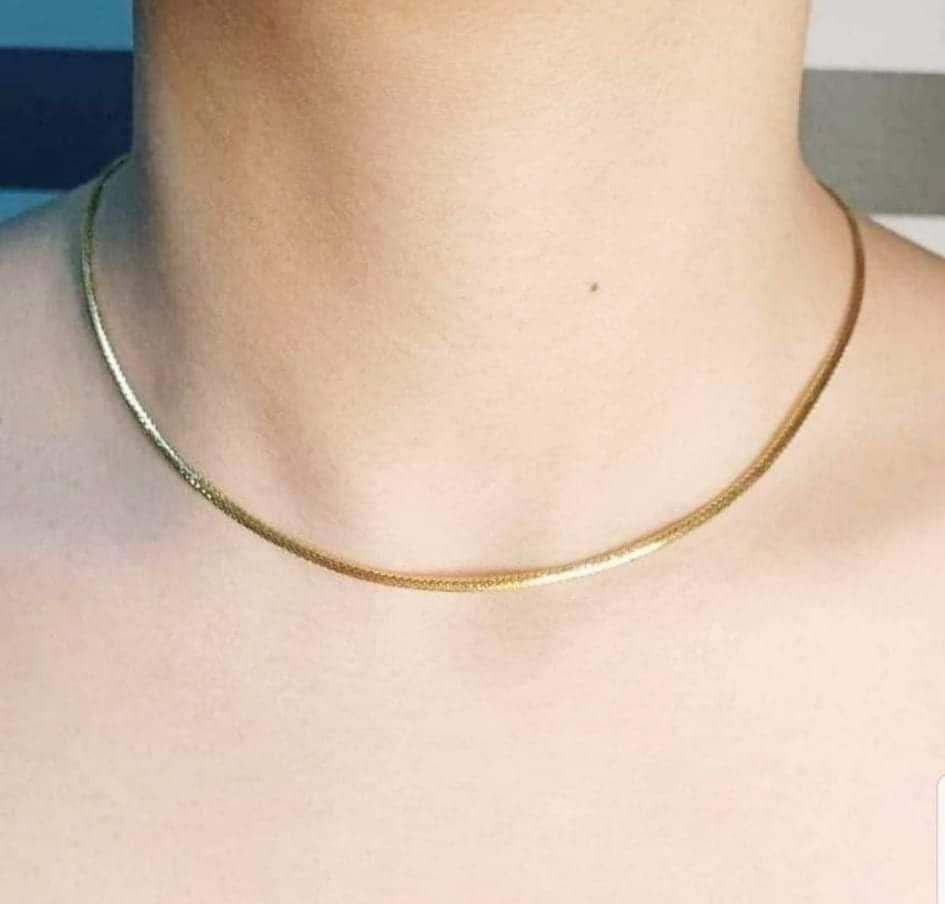 16 inch gold omega necklace 2025