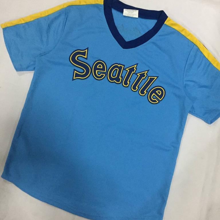 1971-74 SEATTLE MARINERS RETRO JERSEY, Men's Fashion, Tops & Sets, Tshirts  & Polo Shirts on Carousell