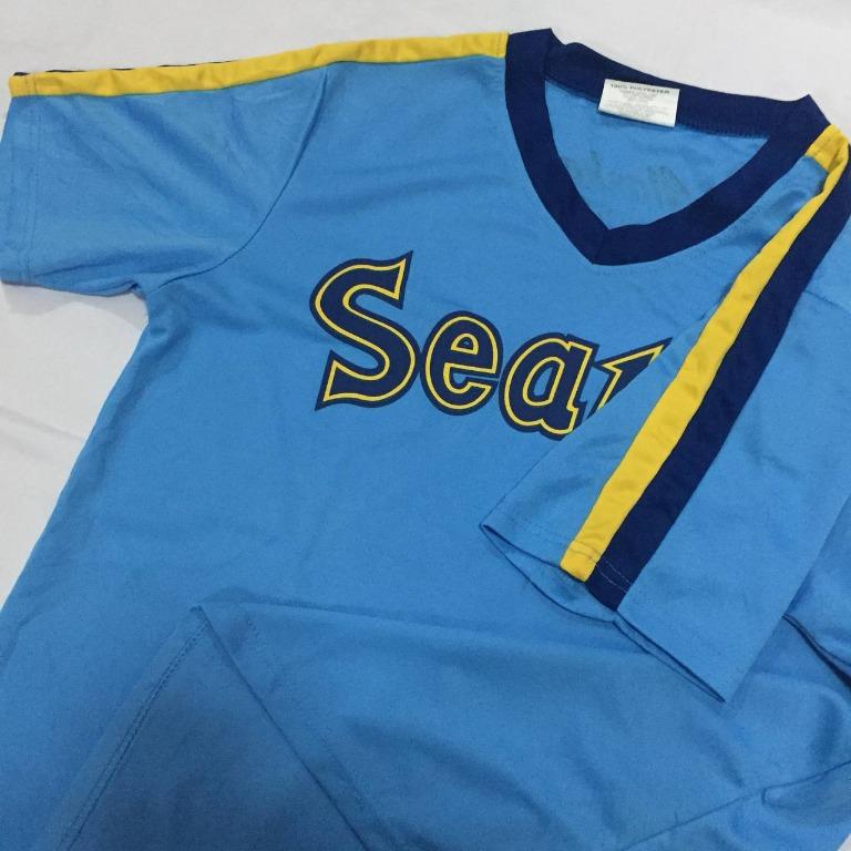 1971-74 SEATTLE MARINERS RETRO JERSEY, Men's Fashion, Tops & Sets, Tshirts  & Polo Shirts on Carousell