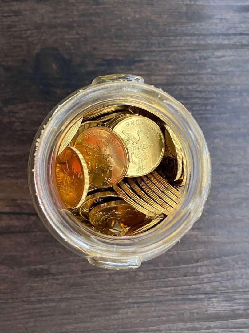 1998年發行香港錢幣五角Hong Kong Coins Fifty Cents issued in 1998, 興趣及遊戲, 收藏品及紀念品,  錢幣- Carousell