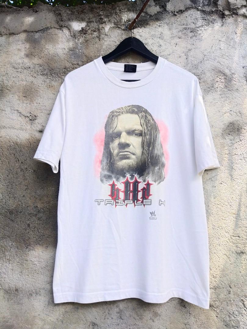 Triple h online white shirt