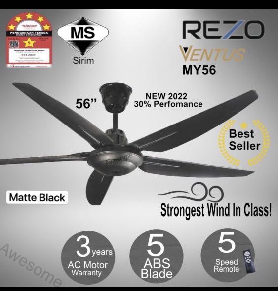 5 Blades Ceiling Fan/Kipas Siling 5 