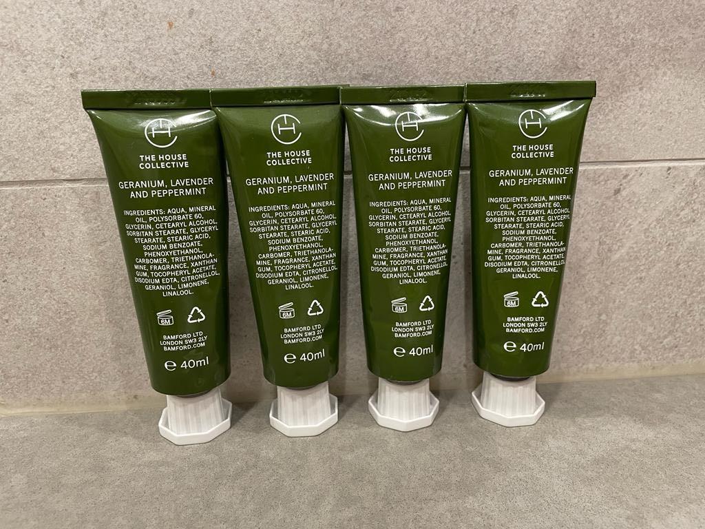 全新 Brand New Bamford 英國潤膚露 hand cream body lotion 160 ml (40ml x 4), 美容