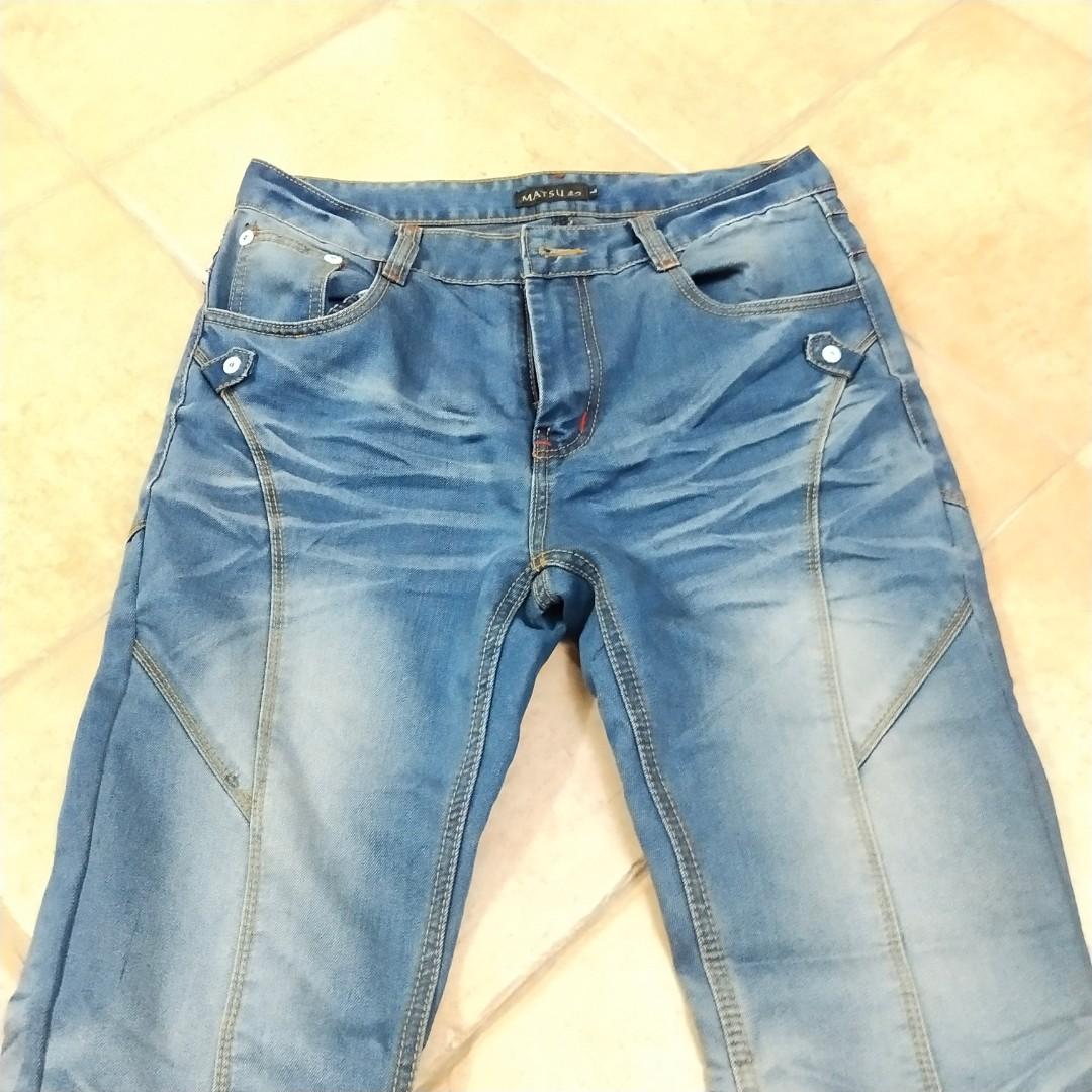 Brand new) Bespoke Jeans with Levi's calibre (fits waist size 30-32 in),  Men's Fashion, Bottoms, Jeans on Carousell