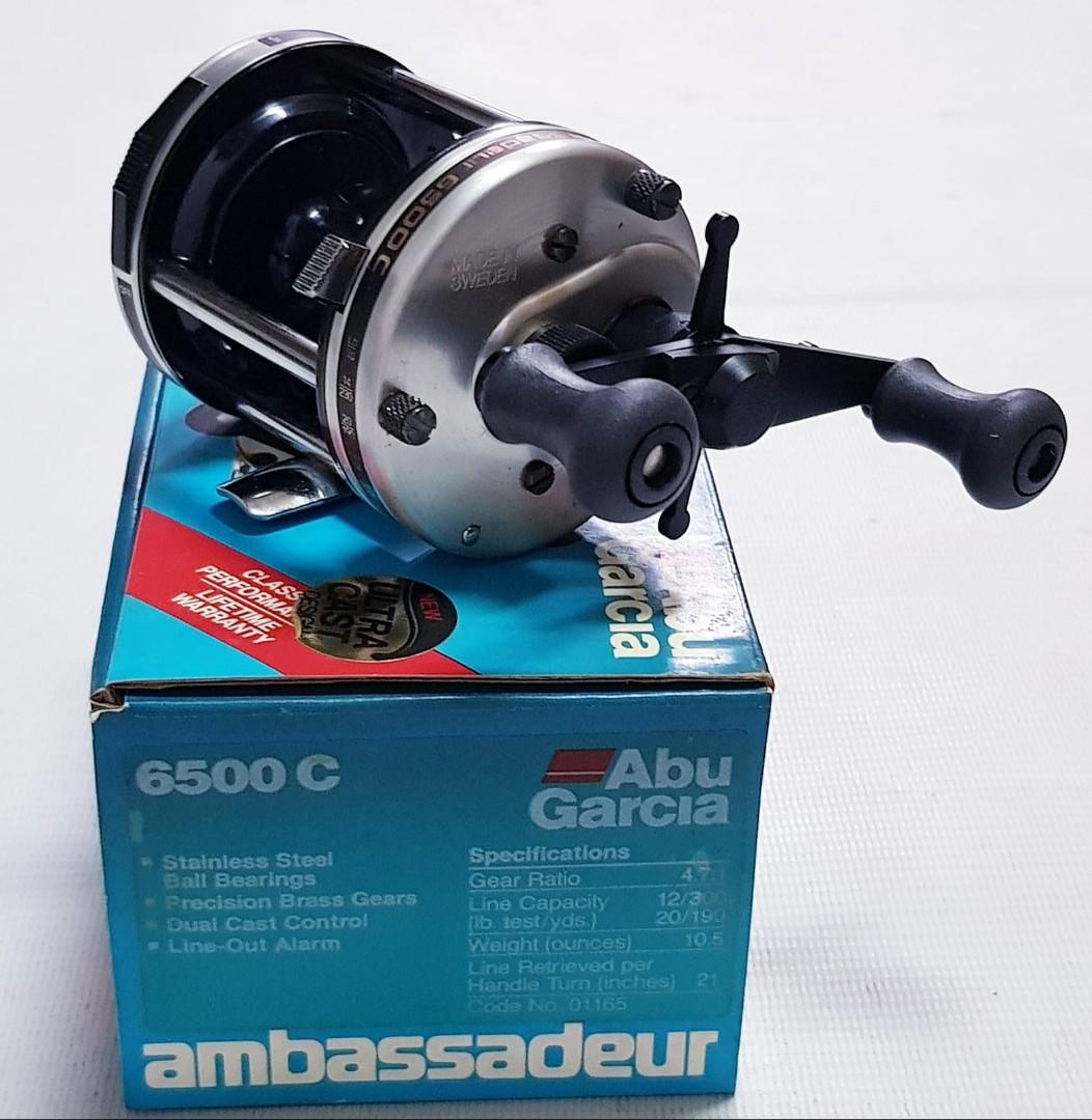 Abu Garcia Reel, 6500C (Made in Sweden), Sports Equipment, Fishing on  Carousell