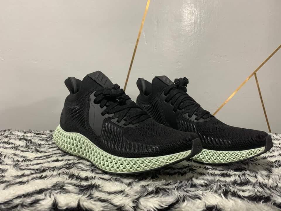 Adidas Alpha edge 4D BLACK MINT size 8.5 Condition 10 10 Men s Fashion Footwear Sneakers on Carousell