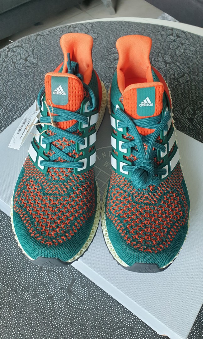 Adidas Ultra 4D Miami Hurricanes Men s Fashion Footwear