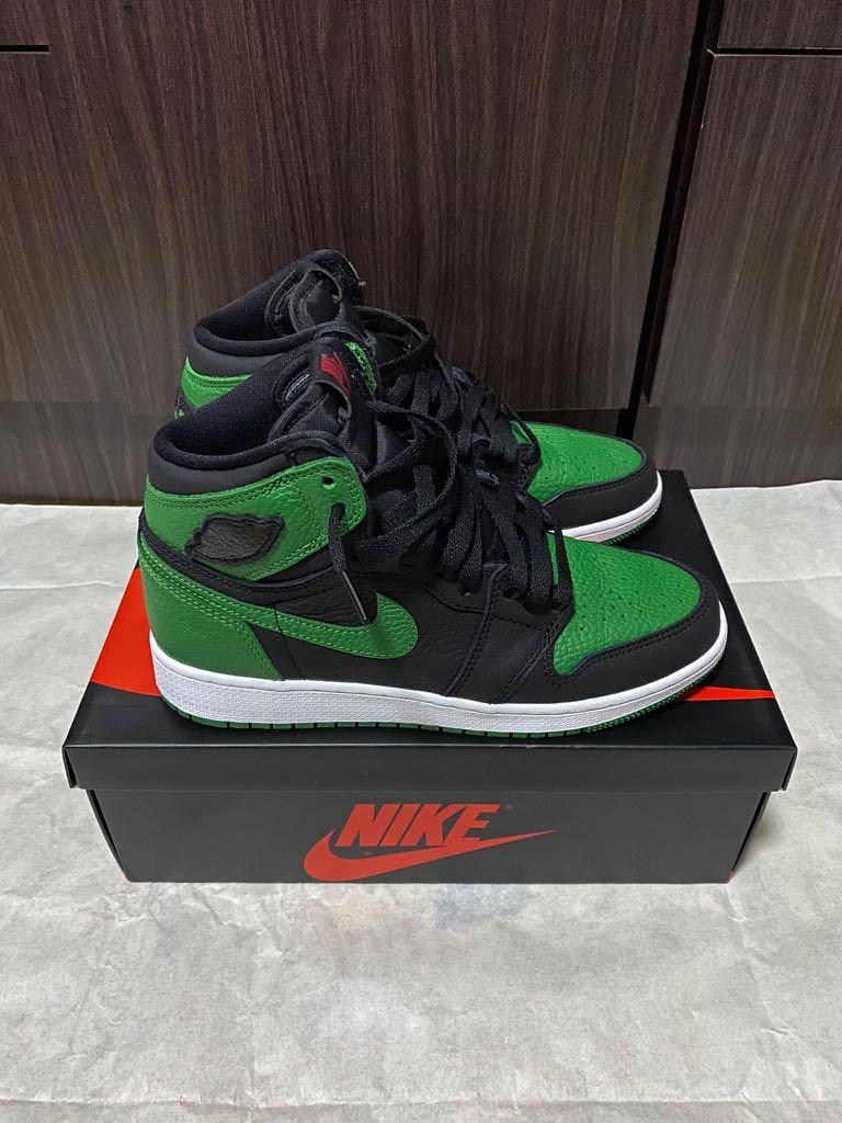 pine green jordan 1 women