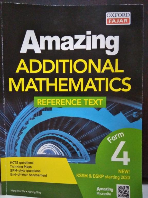 Amazing Spm Additional Mathematics F4 Reference Book Kssm Hobbies Toys Books Magazines Textbooks On Carousell