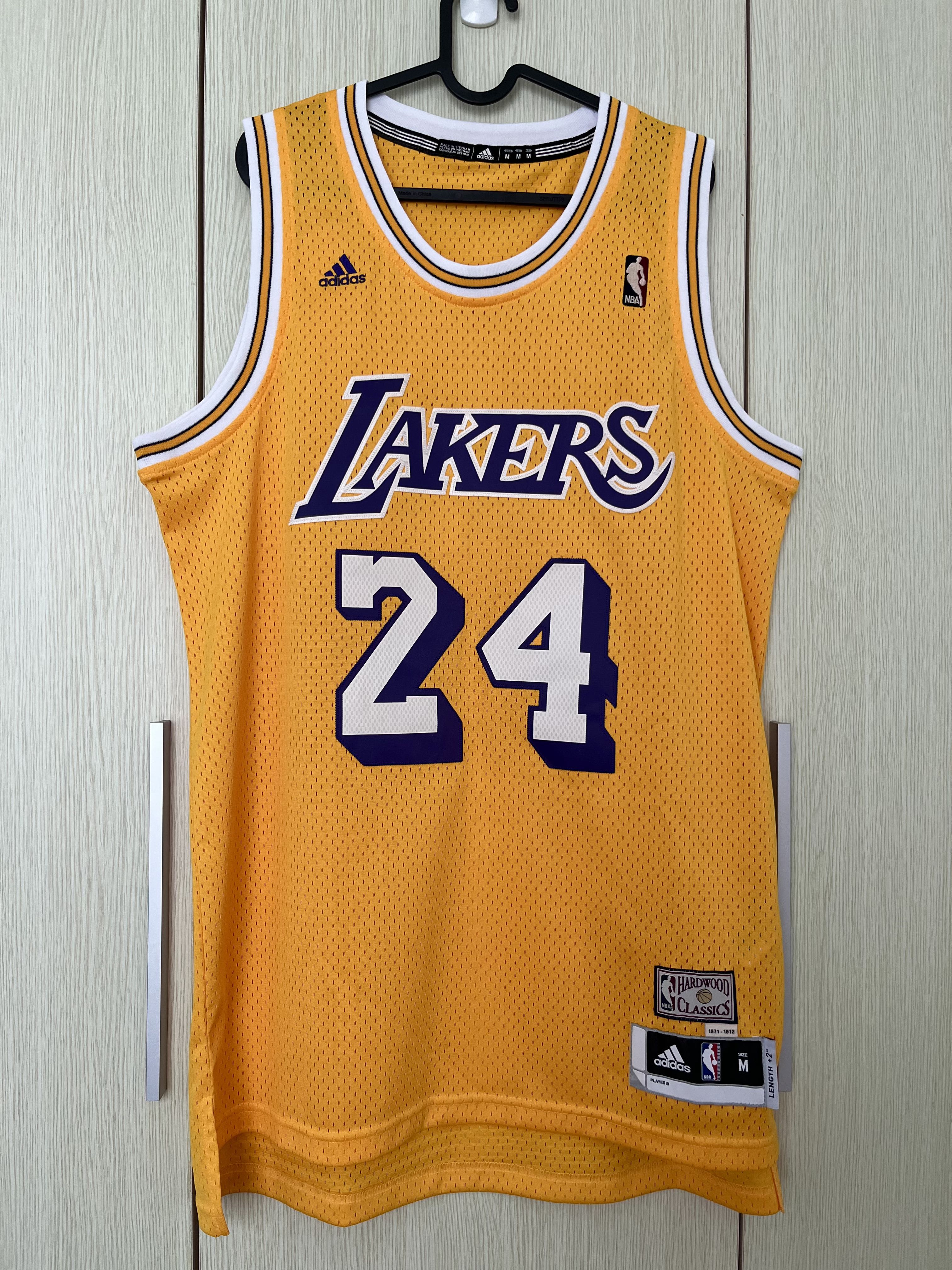 Authentic Adidas Kobe Bryant Lakers HardWood Classic Edition NBA Jersey,  Men's Fashion, Activewear on Carousell