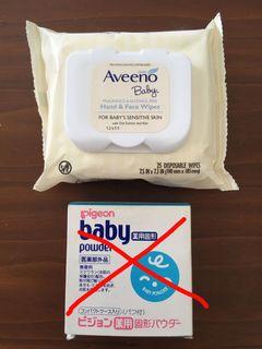 AVEENO baby hand&face wipes