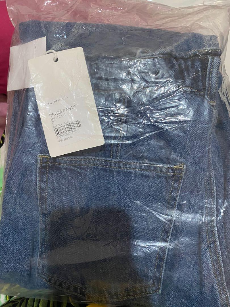 Baggy jeans Urban n co, Fesyen Wanita 