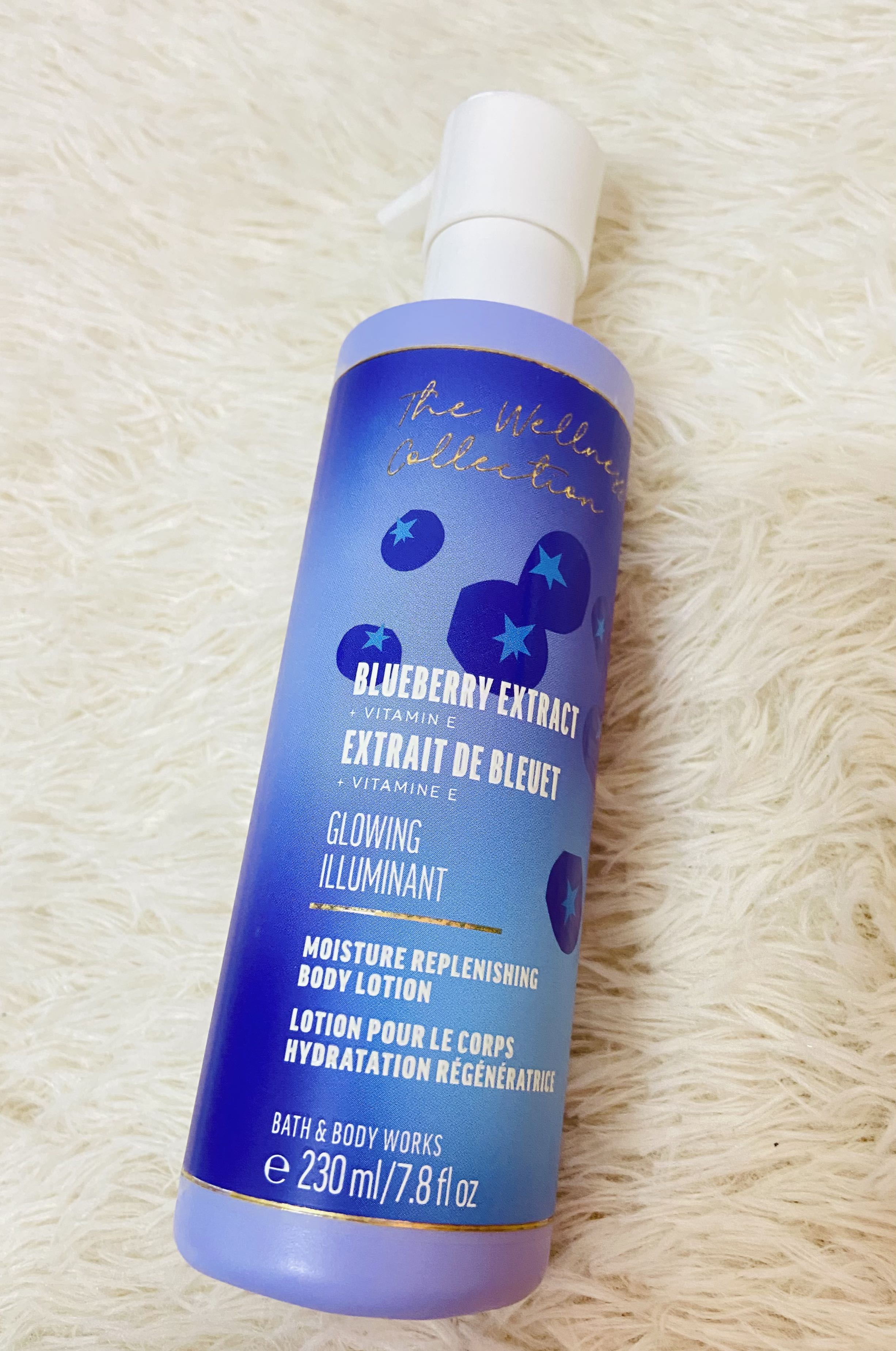 BATH AND BODY WORKS BLUEBERRY EXTRACT BODY LOTION, Beauty & Personal