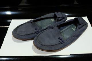 Blue Hush Puppies Women's HPO2 FLEX Leather Slip-On Shoe Moyen (Loafer)
