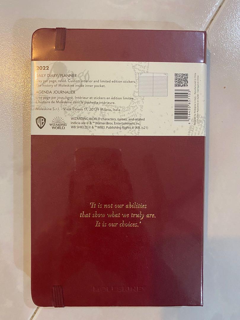Brand New Limited Edition Harry Potter Moleskine Planner 2022, Hobbies