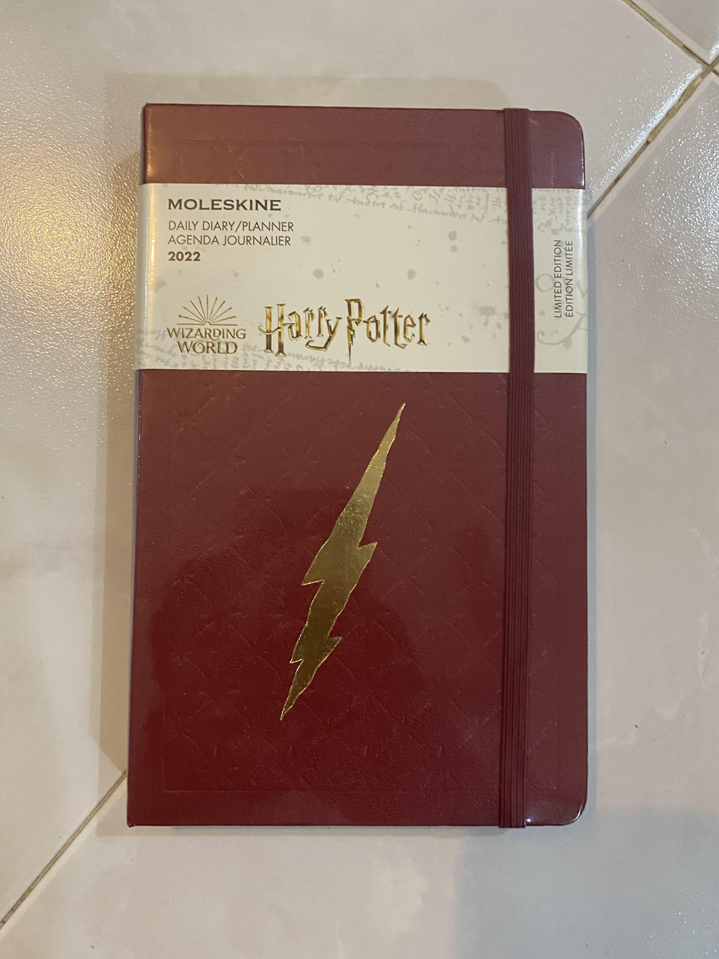Brand New Limited Edition Harry Potter Moleskine Planner 2022, Hobbies