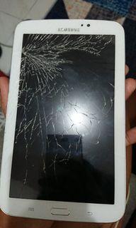 Broken screen tablet