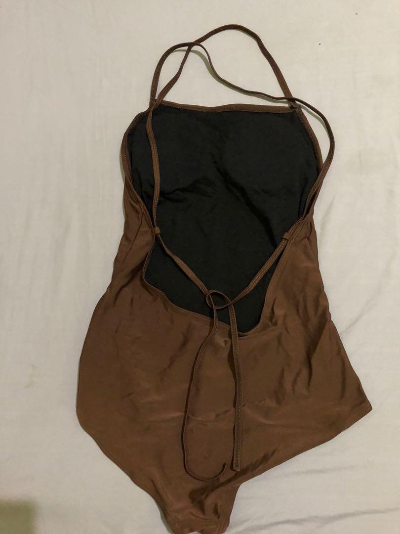 Brown One piece swimsuit from vida swimwear, Women's Fashion, Swimwear
