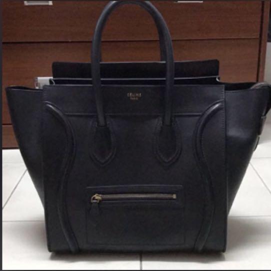 Celine mini outlet black bag