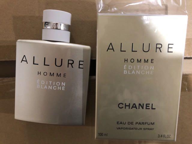 Chanel Allure Homme Edition Blanche Eau De Parfum Spray Men 3.4 Oz / 100 ml  New!