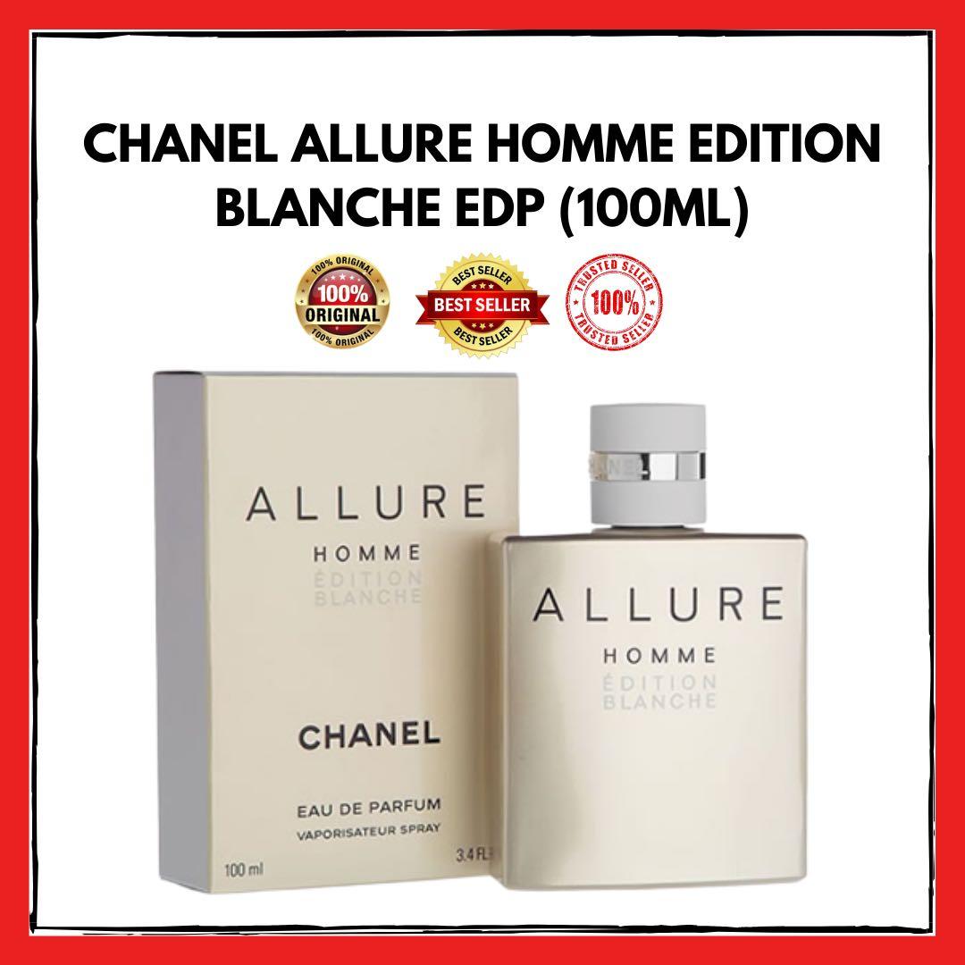 CHANEL ALLURE HOMME EDITION BLANCHE EDP 100ML, Beauty & Personal Care,  Fragrance & Deodorants on Carousell