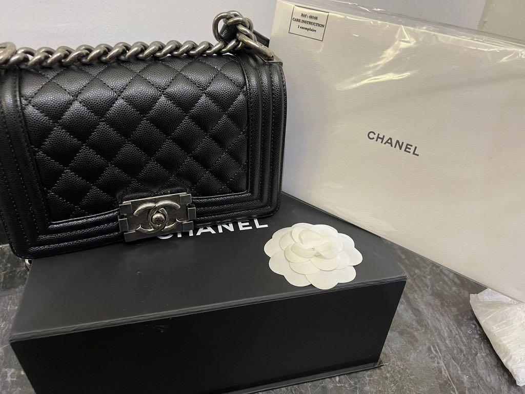 Chanel Boy Leather Cross Body Bag, Women's Fashion, Bags & Wallets, Shoulder  Bags on Carousell