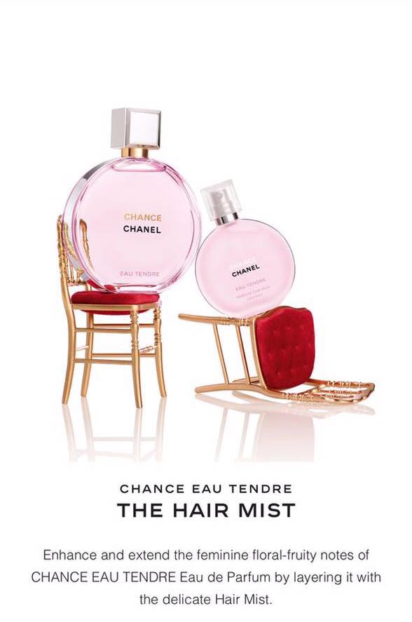Chanel chance hair oil perfume review 