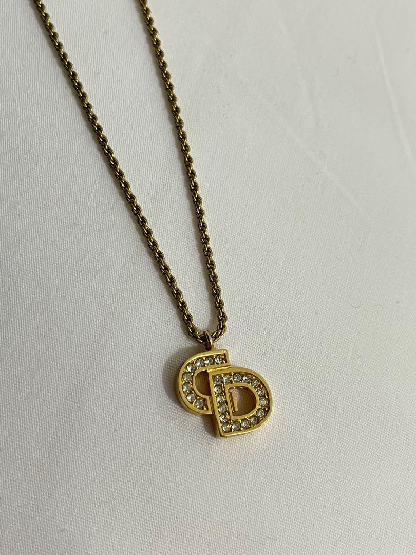 Christian dior rhinestone 2025 necklace