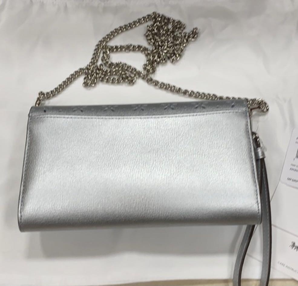 coach silver crossbody bag