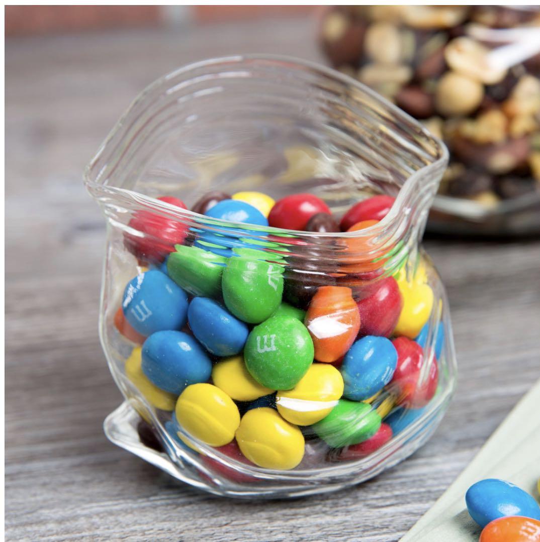 Glass Container Contemporary Design Unzipped Ziplock ZIPPER BAG
