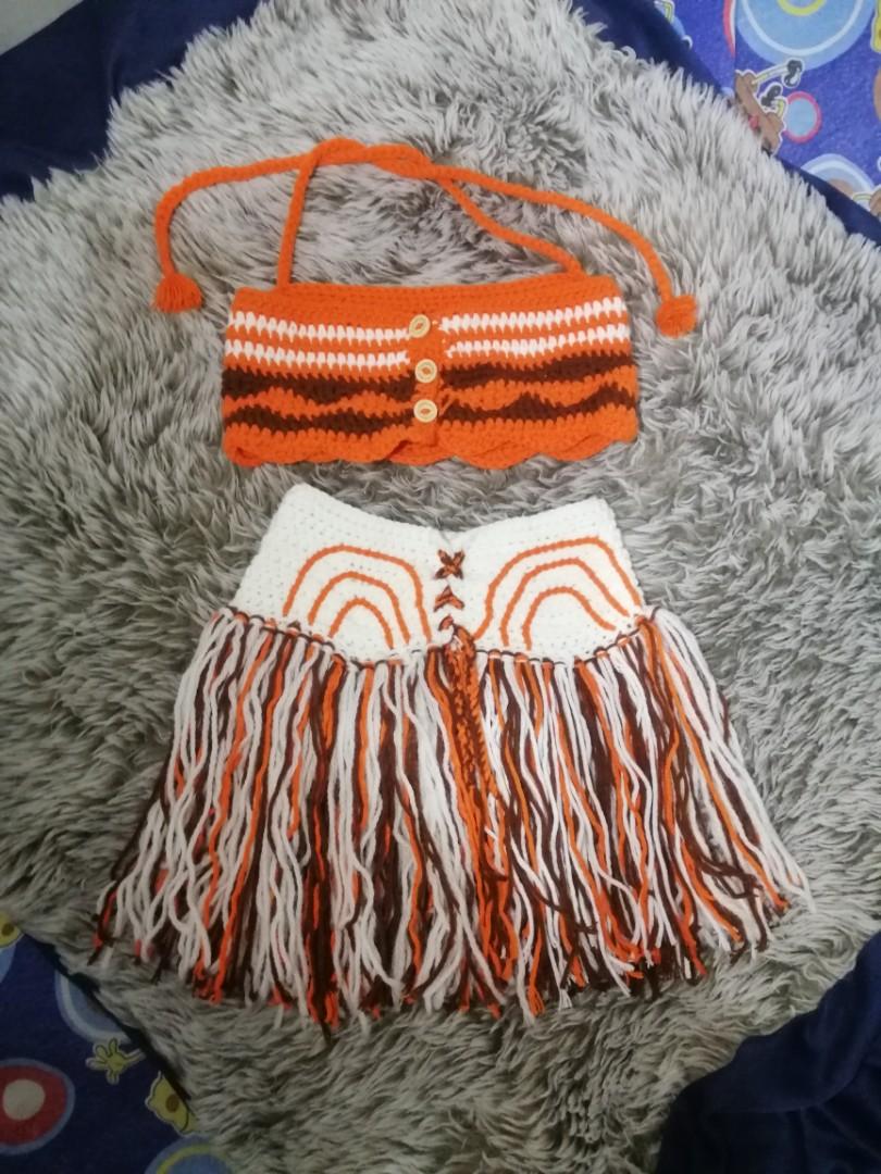 Crochet moana costume (Category: Babies & Kids Fashion) located in Binan City. Submitted by grace_phebe (Listing ID 1155511040, Image 1). Description: 2x lang po na suot for pictorial lang po 2-3yrs old kasya po Free flower head band for sure buyers only Payment 1st Shipping via jnt or lbc only .