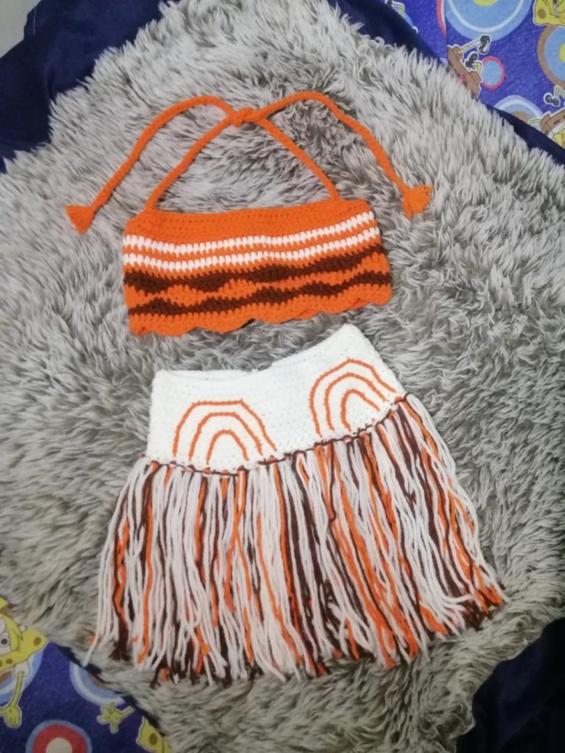 Crochet moana costume (Category: Babies & Kids Fashion) located in Binan City. Submitted by grace_phebe (Listing ID 1155511040, Image 2). Description: 2x lang po na suot for pictorial lang po 2-3yrs old kasya po Free flower head band for sure buyers only Payment 1st Shipping via jnt or lbc only .
