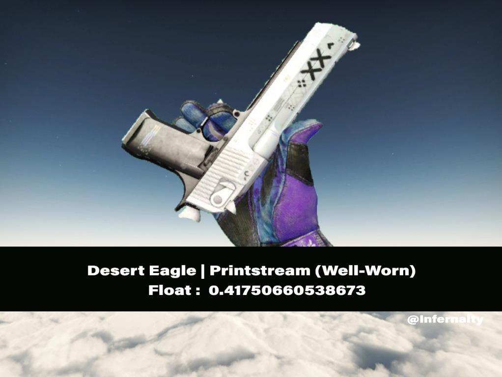 Desert Eagle Printstream WW CSGO SKINS KNIVES, Video Gaming, Gaming Accessories, InGame