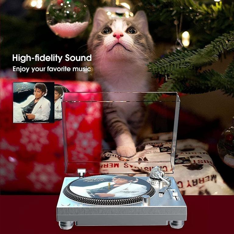 DIGITNOW High Fidelity Belt Drive Turntable, Vinyl Record Player with