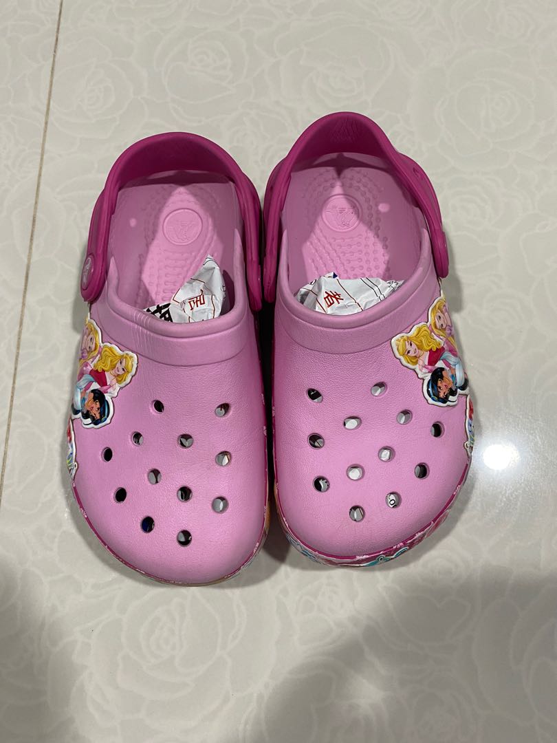 Disney princess crocs children, Babies & Kids, Babies & Kids Fashion on ...