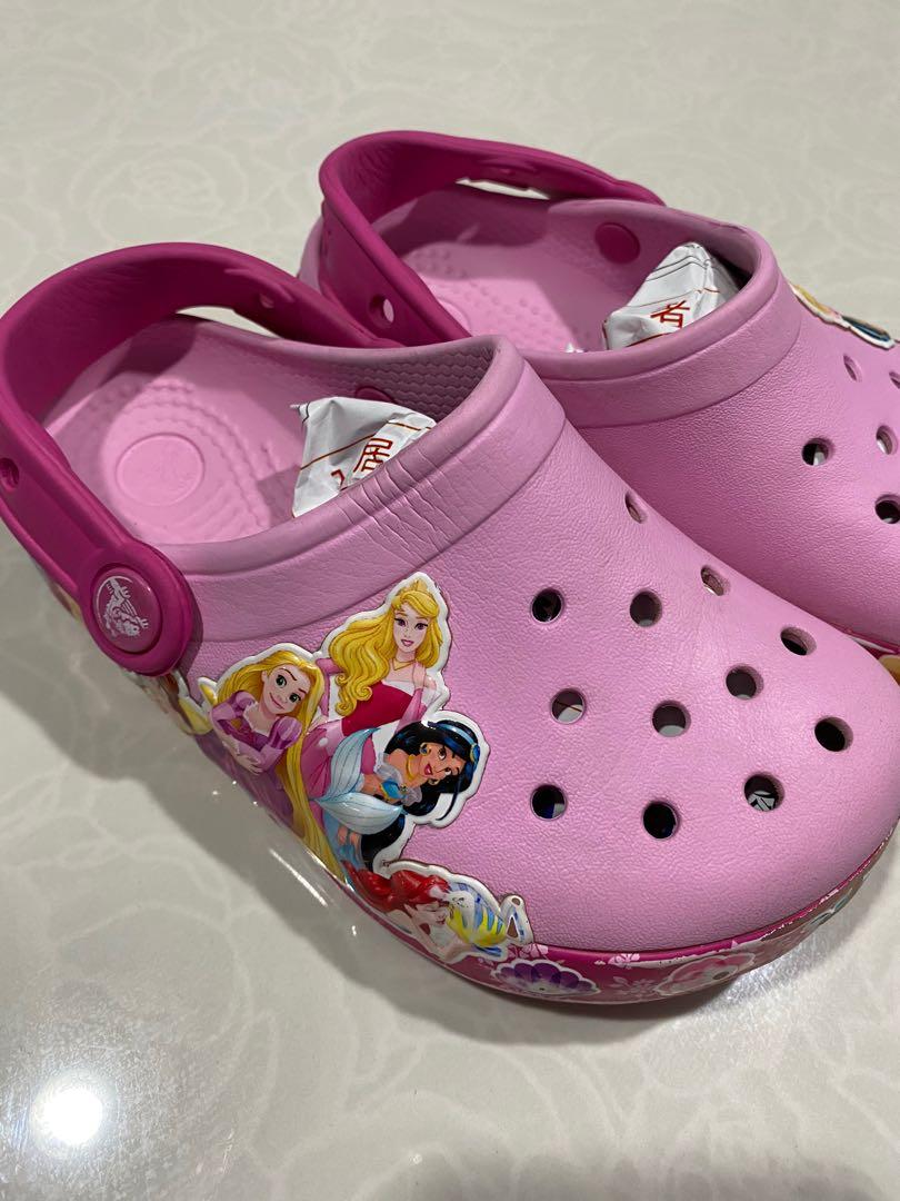Disney princess crocs children, Babies & Kids, Babies & Kids Fashion on ...