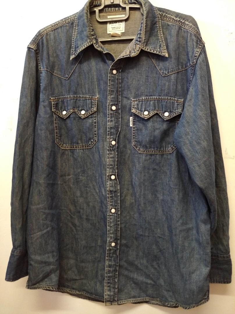 Edwin denim shirt discount