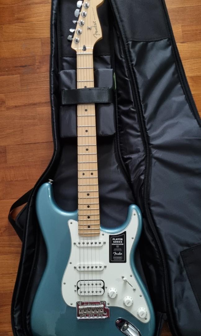 TODAY ONLY SALE Fender Player HSS Stratocaster Electric Guitar + Boss