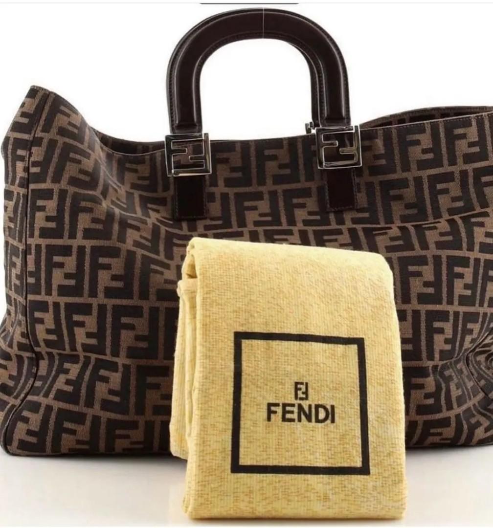 Fendi Zucca Hand tote bag Size: LARGE 