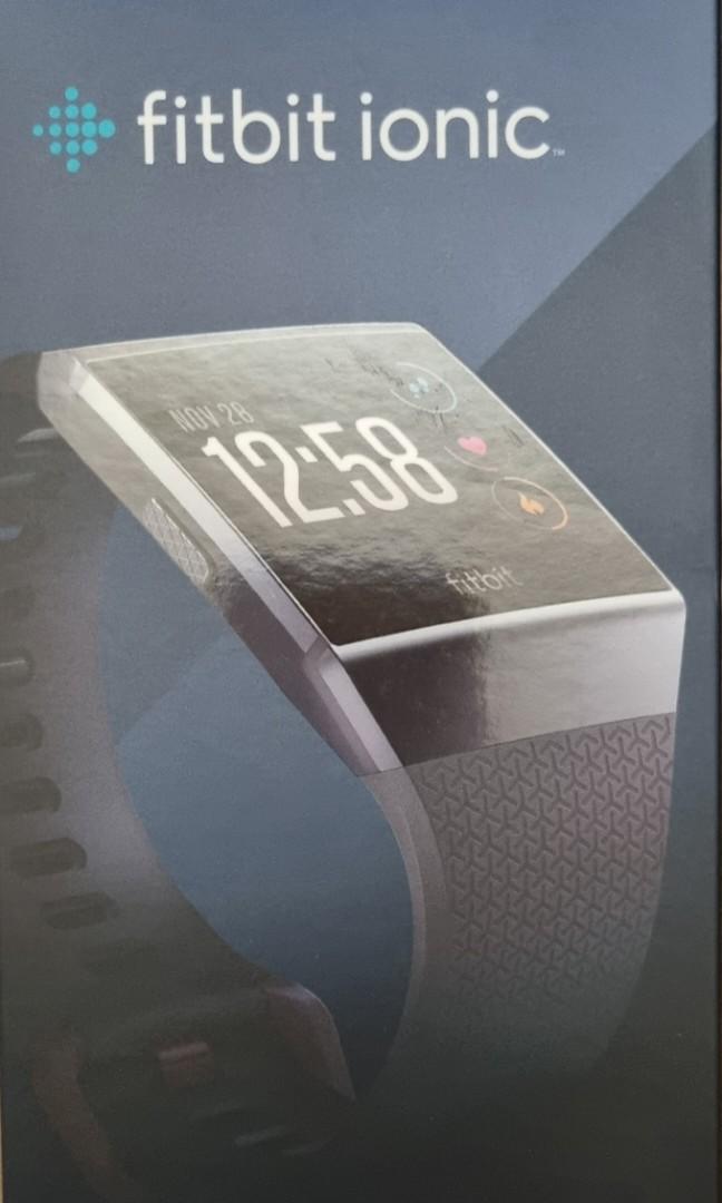 Fitbit ionic top smoke gray