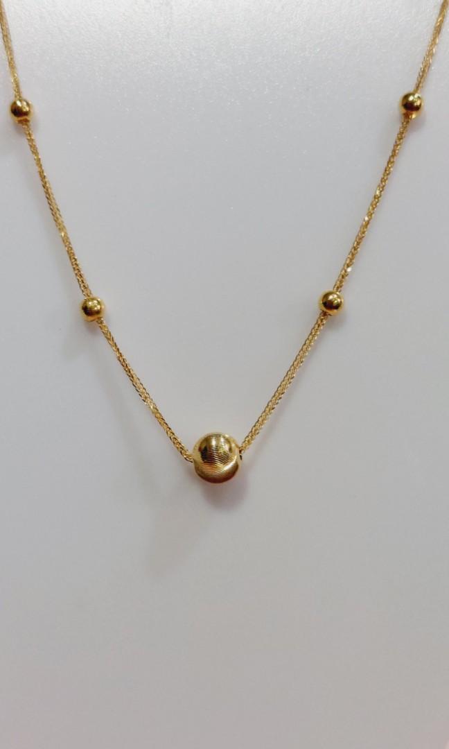 Pure 18k clearance gold necklace
