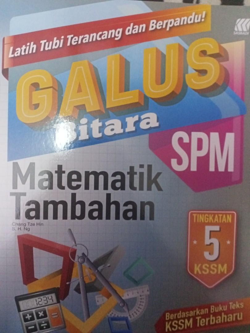 Galus Vitara Matematik Tambahan Form 5 Sasbadi Hobbies Toys Books Magazines Textbooks On Carousell