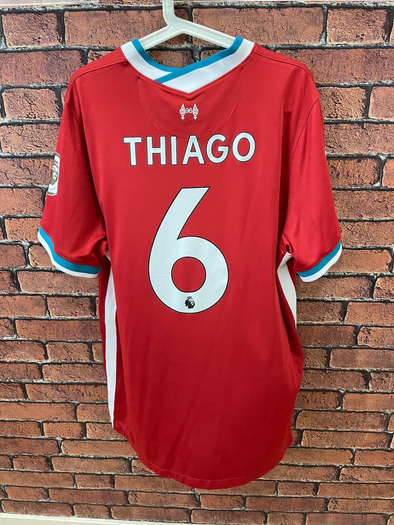 Thiago jersey hot sale liverpool